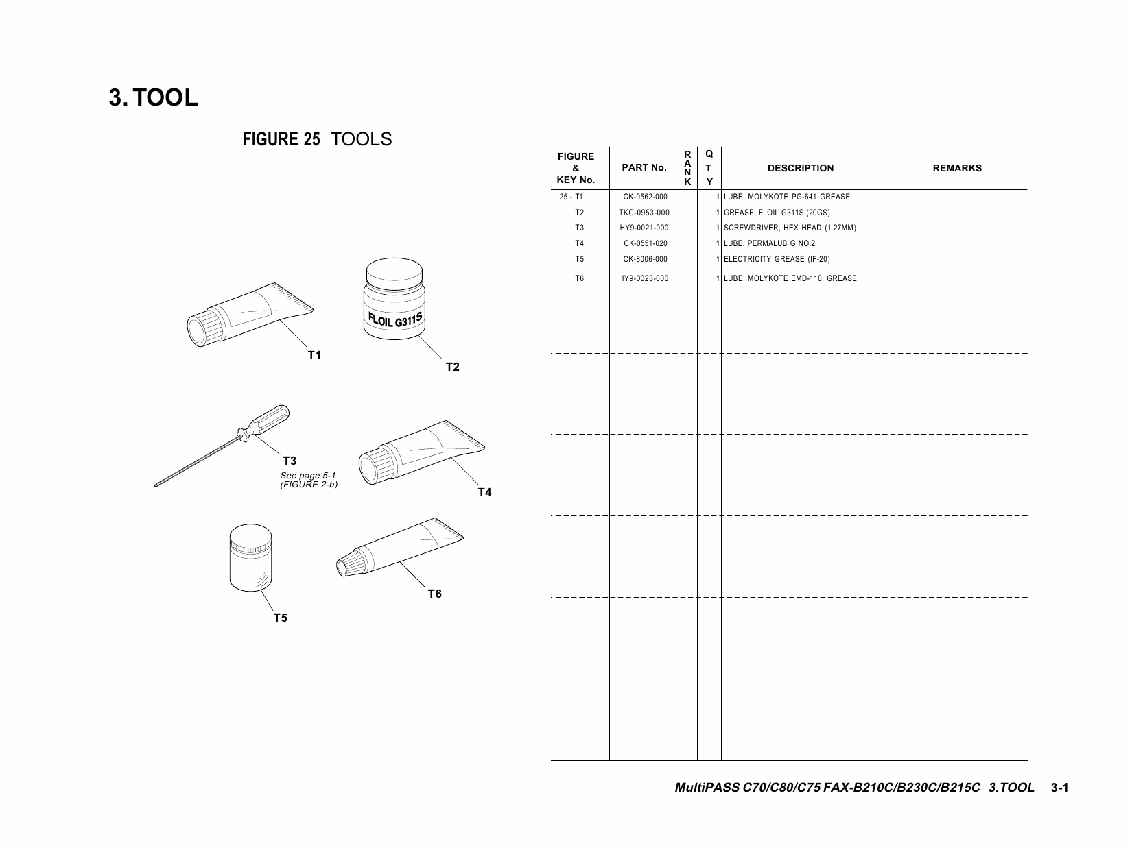 Canon MultiPASS MP-C70 C80 C75 Parts Catalog Manual-6